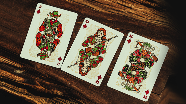 Gunslingers Poker (Red) Playing Cards by Murphy's Magic Supplies, Inc.