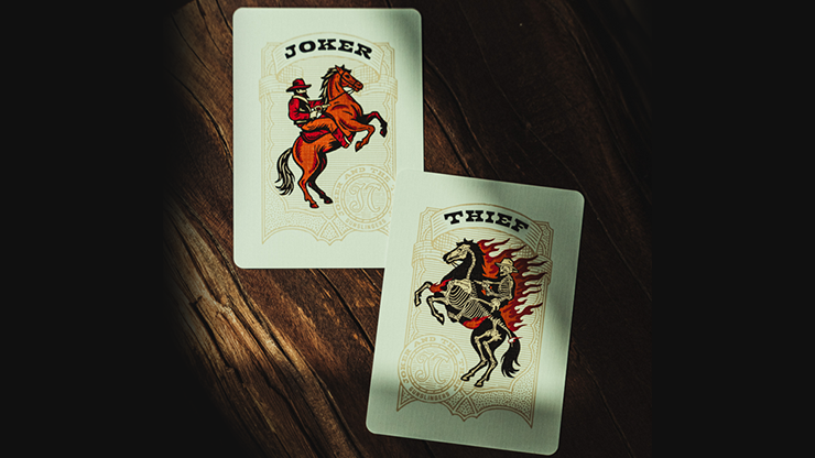 Gunslingers Poker (Red) Playing Cards by Murphy's Magic Supplies, Inc.