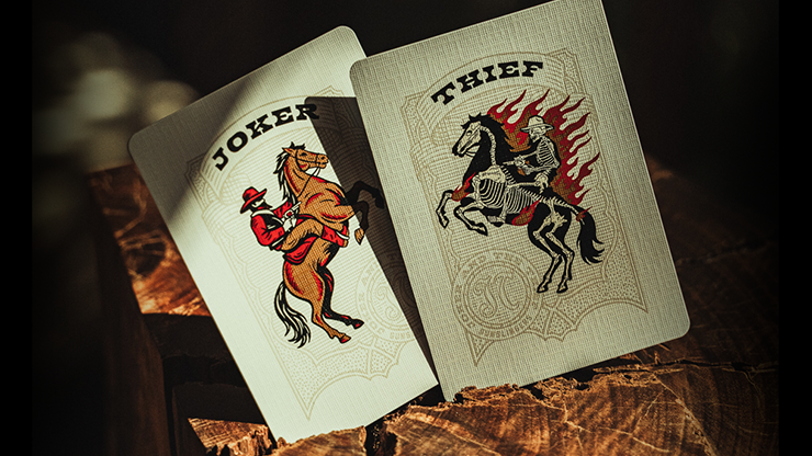 Gunslingers Poker (Blue) Playing Cards by Murphy's Magic Supplies, Inc.