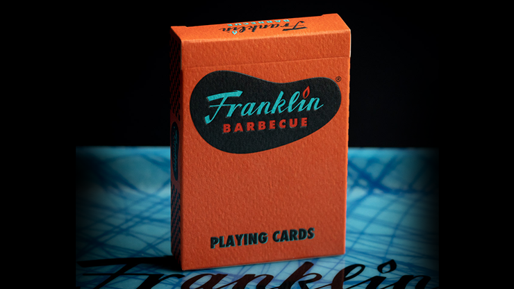 FRANKLIN BBQ CLASSIC ORANGE PLAYING CARDS by Murphy's Magic Supplies, Inc.