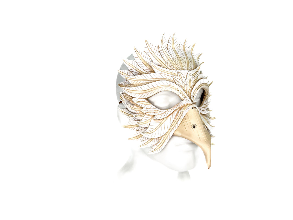 Dove Handmade Genuine Leather Mask by Rockwell Masks