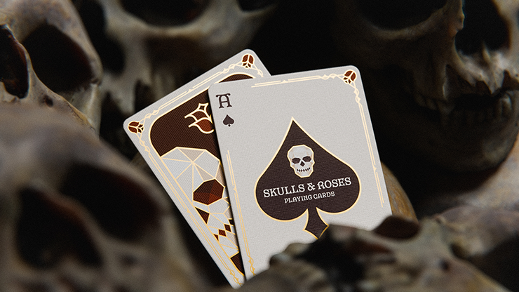 Skulls & Roses Playing Cards by Murphy's Magic Supplies, Inc.