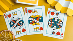 Gilded Milk Casino Deck (Silver) by Bacon Playing Card Company by Murphy's Magic Supplies, Inc.