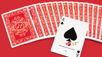 Red Roses Gold Foil Playing Cards (Fully Marked) by Murphy's Magic Supplies, Inc.