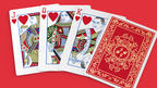 Red Roses Gold Foil Playing Cards (Fully Marked) by Murphy's Magic Supplies, Inc.