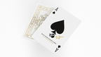 Black Roses White Gold Foil Playing Cards by Murphy's Magic Supplies, Inc.