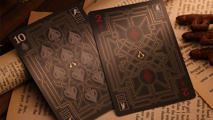 Assassin's Creed Legacy Version 2 Onyx (Hidden Blade) Playing Cards by Murphy's Magic Supplies, Inc.
