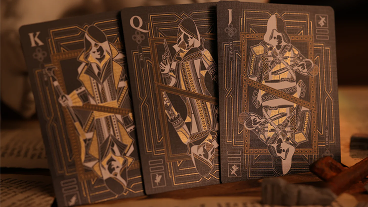 Assassin's Creed Legacy Version 2 Onyx (Hidden Blade) Playing Cards by Murphy's Magic Supplies, Inc.