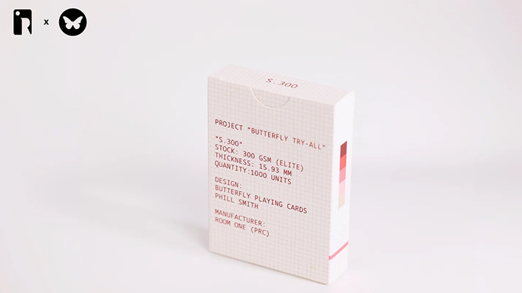 Room One X Butterfly Present Butterfly Try All Playing Cards (300G) by Murphy's Magic Supplies, Inc.