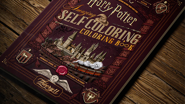 Harry Potter Self-Coloring Book by theory11 by Murphy's Magic Supplies, Inc.