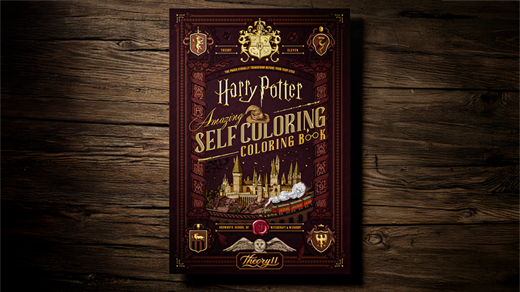 Harry Potter Self-Coloring Book by theory11 by Murphy's Magic Supplies, Inc.