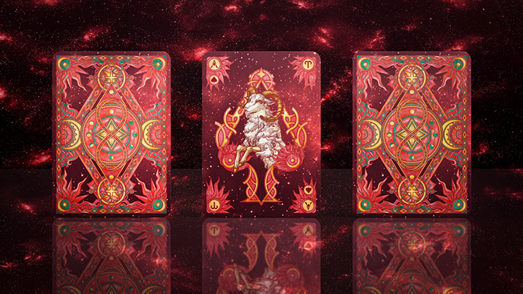 Zodiac (Aries) Luminous Edition Playing Cards by TCC by Murphy's Magic Supplies, Inc.