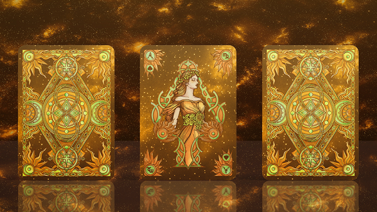 Zodiac (Virgo) Luminous Edition Playing Cards by TCC by Murphy's Magic Supplies, Inc.