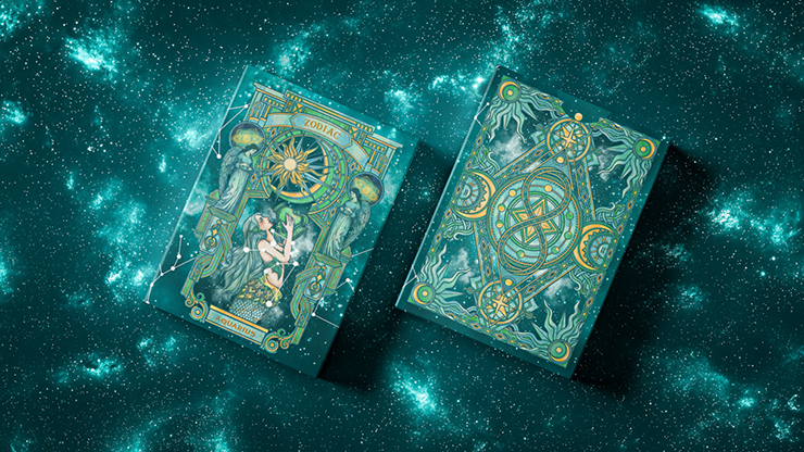 Zodiac (Aquarius) Luminous Edition Playing Cards by TCC by Murphy's Magic Supplies, Inc.