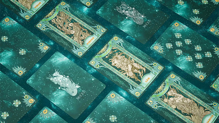 Zodiac (Aquarius) Luminous Edition Playing Cards by TCC by Murphy's Magic Supplies, Inc.