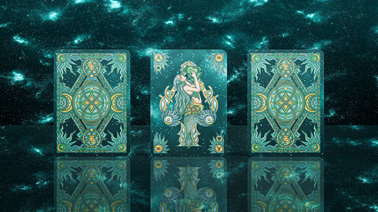 Zodiac (Aquarius) Luminous Edition Playing Cards by TCC by Murphy's Magic Supplies, Inc.