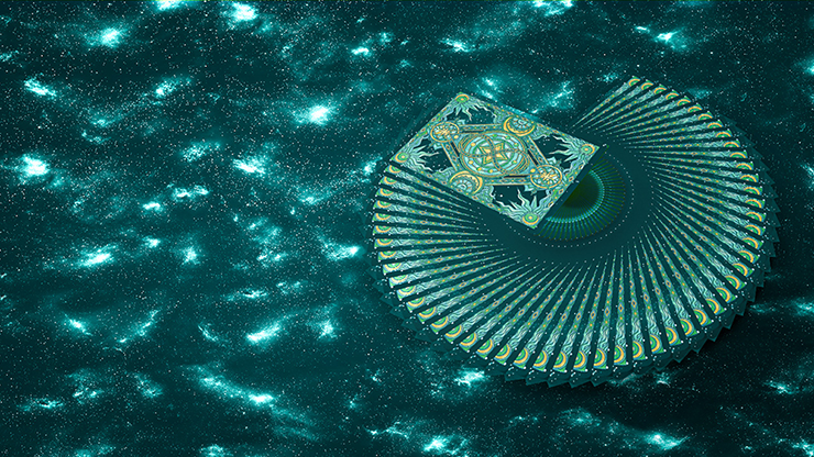 Zodiac (Aquarius) Luminous Edition Playing Cards by TCC by Murphy's Magic Supplies, Inc.