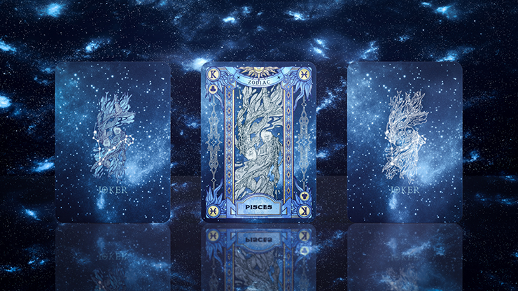 Zodiac (Pisces) Luminous Edition Playing Cards by TCC by Murphy's Magic Supplies, Inc.