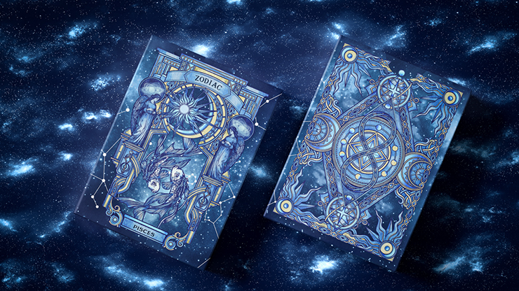 Zodiac (Pisces) Luminous Edition Playing Cards by TCC by Murphy's Magic Supplies, Inc.