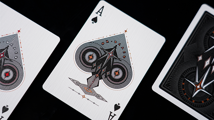 Mr. Black V1 (Black) Playing Cards by Murphy's Magic Supplies, Inc.