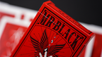 Mr. Black V1 (Red) Playing Cards by Murphy's Magic Supplies, Inc.
