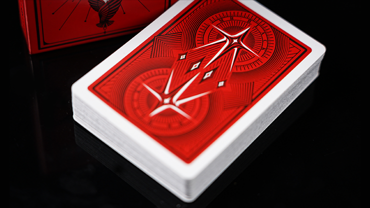 Mr. Black V1 (Red) Playing Cards by Murphy's Magic Supplies, Inc.