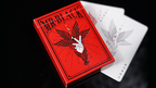 Mr. Black V1 (Red) Playing Cards by Murphy's Magic Supplies, Inc.