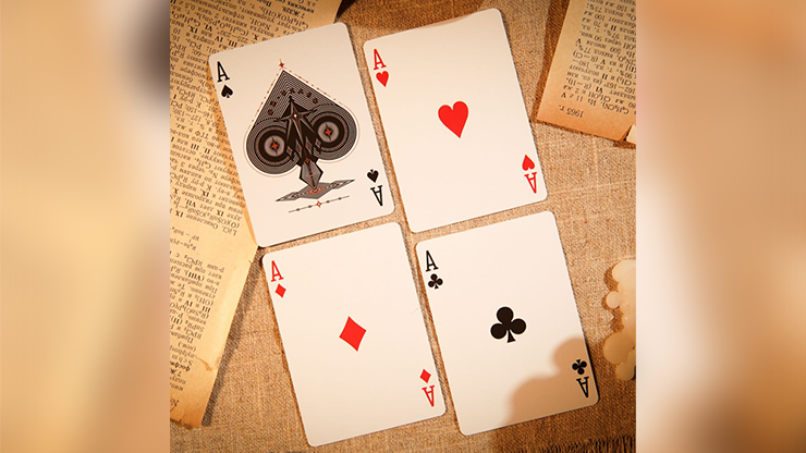 Mr. Black V2 (Red) Playing Cards by Murphy's Magic Supplies, Inc.