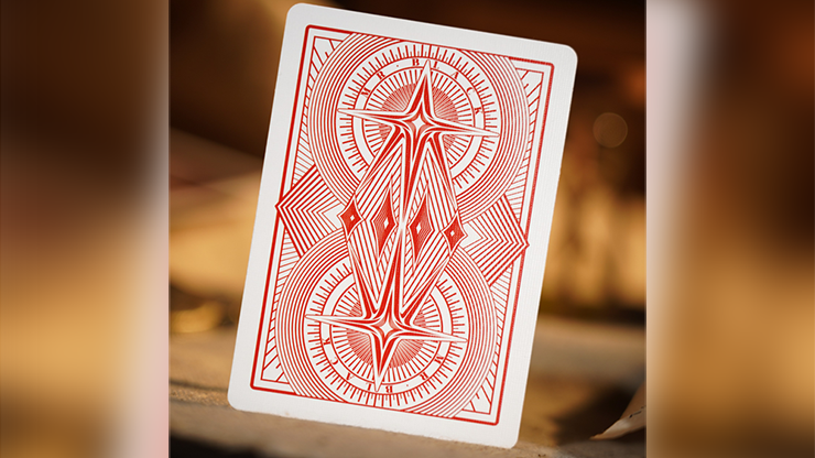 Mr. Black V2 (Red) Playing Cards by Murphy's Magic Supplies, Inc.