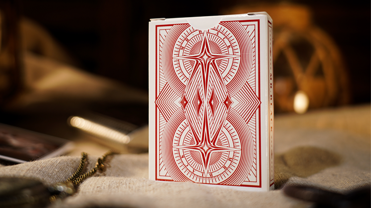 Mr. Black V2 (Red) Playing Cards by Murphy's Magic Supplies, Inc.