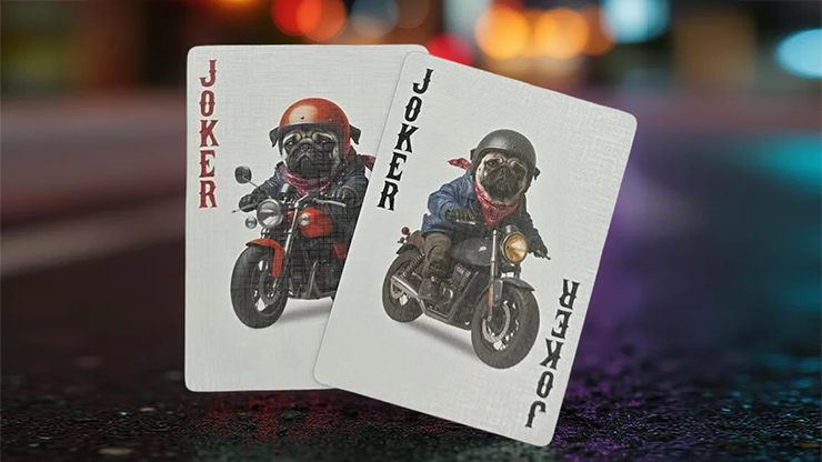 Biker Dogs Playing Cards by Collectable Playing Cards by Murphy's Magic Supplies, Inc.