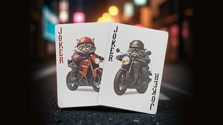 Biker Cats Playing Cards by Collectable Playing Cards by Murphy's Magic Supplies, Inc.