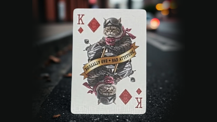 Biker Cats Playing Cards by Collectable Playing Cards by Murphy's Magic Supplies, Inc.