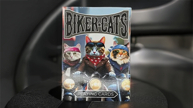 Biker Cats Playing Cards by Collectable Playing Cards by Murphy's Magic Supplies, Inc.