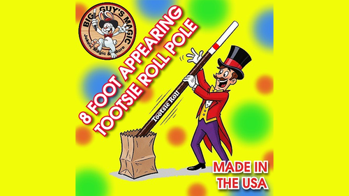 Appearing 8 Foot Tootsie Roll Pole by Big Guys Magic by Murphy's Magic Supplies, Inc.