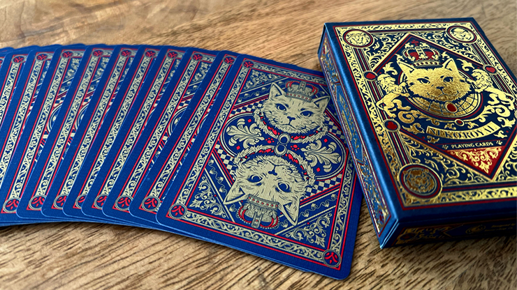 Neko Royal Blue Playing Cards by Murphy's Magic Supplies, Inc.