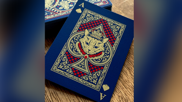 Neko Royal Blue Playing Cards by Murphy's Magic Supplies, Inc.