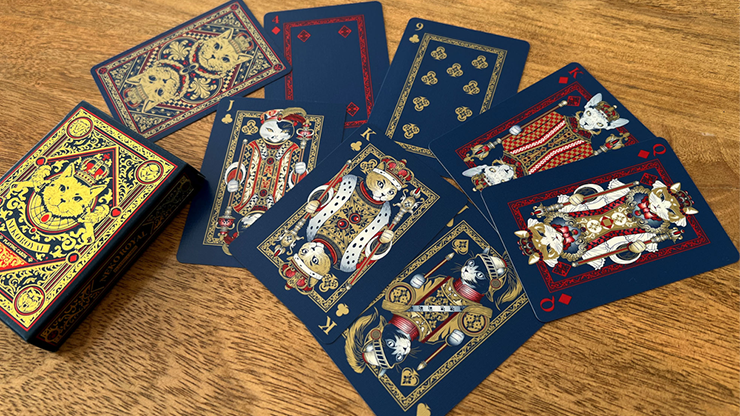 Neko Royal Blue Playing Cards by Murphy's Magic Supplies, Inc.
