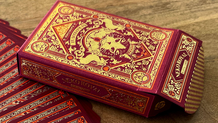Neko Royal Red Playing Cards by Murphy's Magic Supplies, Inc.