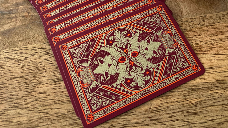 Neko Royal Red Playing Cards by Murphy's Magic Supplies, Inc.