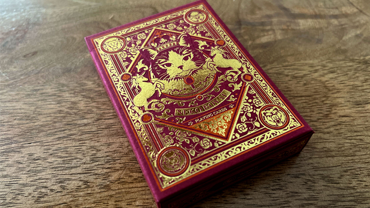 Neko Royal Red Playing Cards by Murphy's Magic Supplies, Inc.