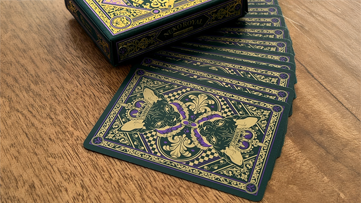Neko Royal Green Playing Cards by Murphy's Magic Supplies, Inc.