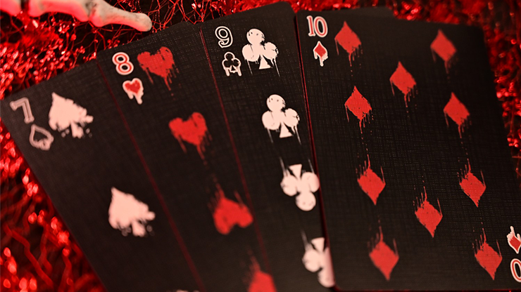 Crimson Maple Playing Cards by Evokad by Murphy's Magic Supplies, Inc.