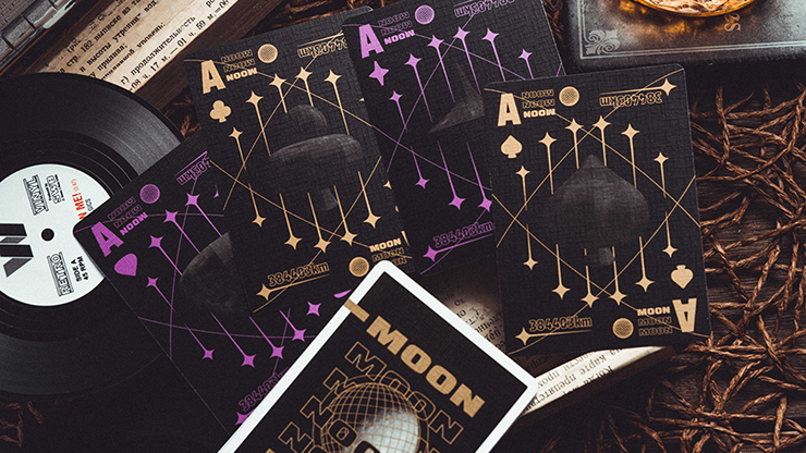 Moon (Black) Playing Cards by Murphy's Magic Supplies, Inc.