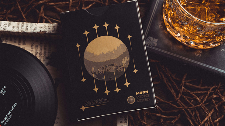 Moon (Black) Playing Cards by Murphy's Magic Supplies, Inc.