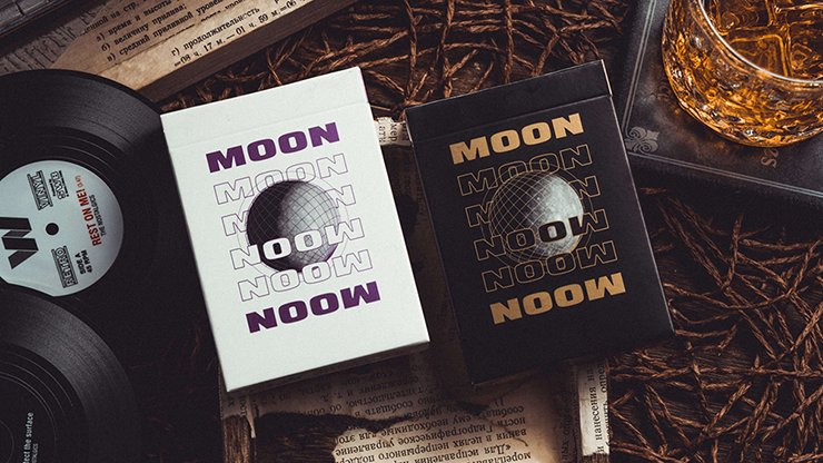 Moon (Black) Playing Cards by Murphy's Magic Supplies, Inc.