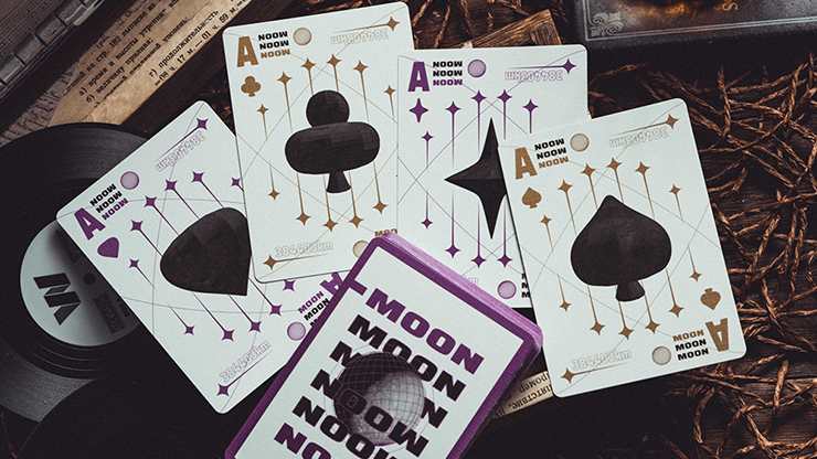 Moon (White) Playing Cards by Murphy's Magic Supplies, Inc.