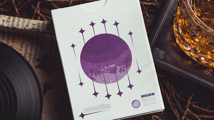 Moon (White) Playing Cards by Murphy's Magic Supplies, Inc.