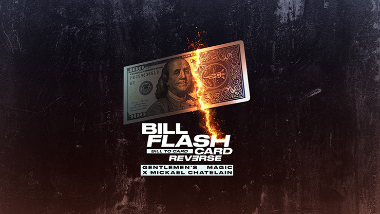 Bill Flash Card (Red) by Gentlemen's Magic X Michael Chatelain by Murphy's Magic Supplies, Inc.