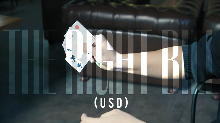 The Right Bill (USD) by Wang Zhe & Bacon Magic by Murphy's Magic Supplies, Inc.